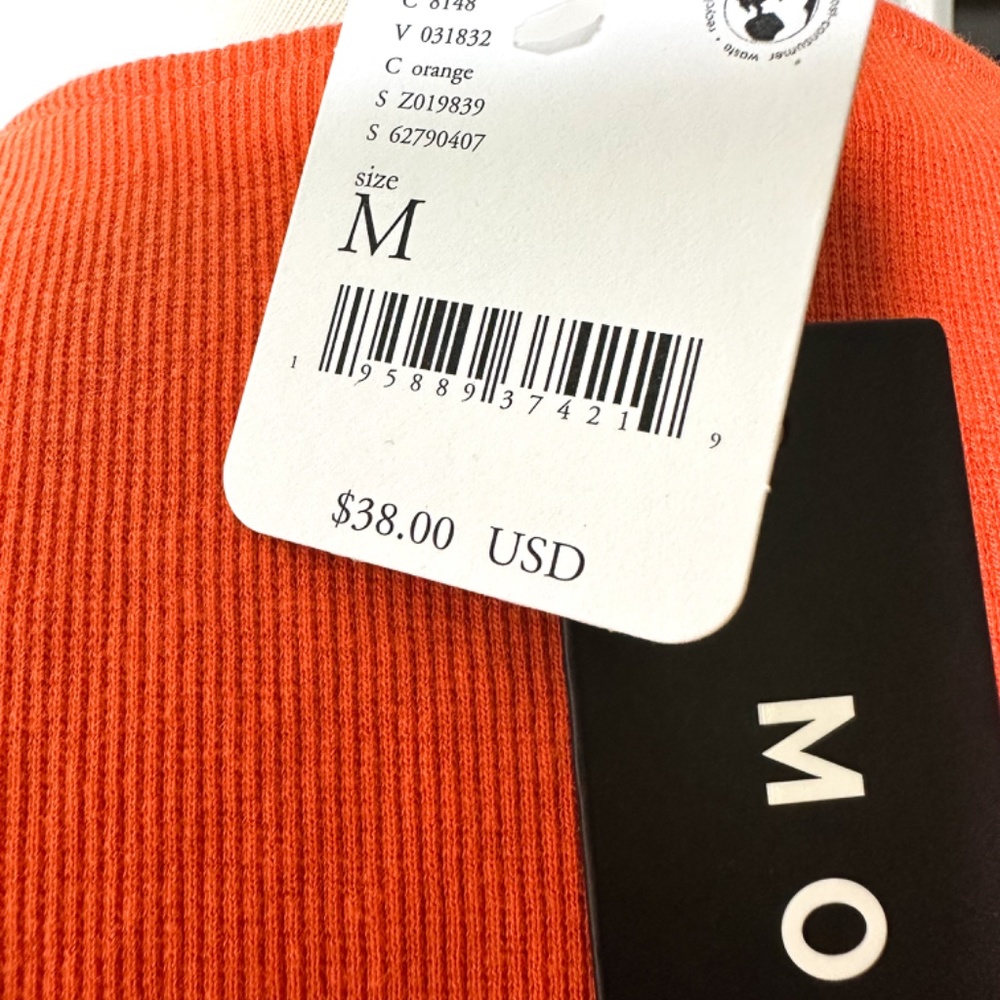 Free People /Motel Yunda Top NWT in tangerine size medium - Picture 2 of 6